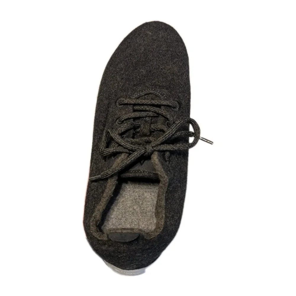 Allbirds Mens ZQ Merino Wool Runner Shoes Classic Sneakers Dark Gray Lace Sz 10